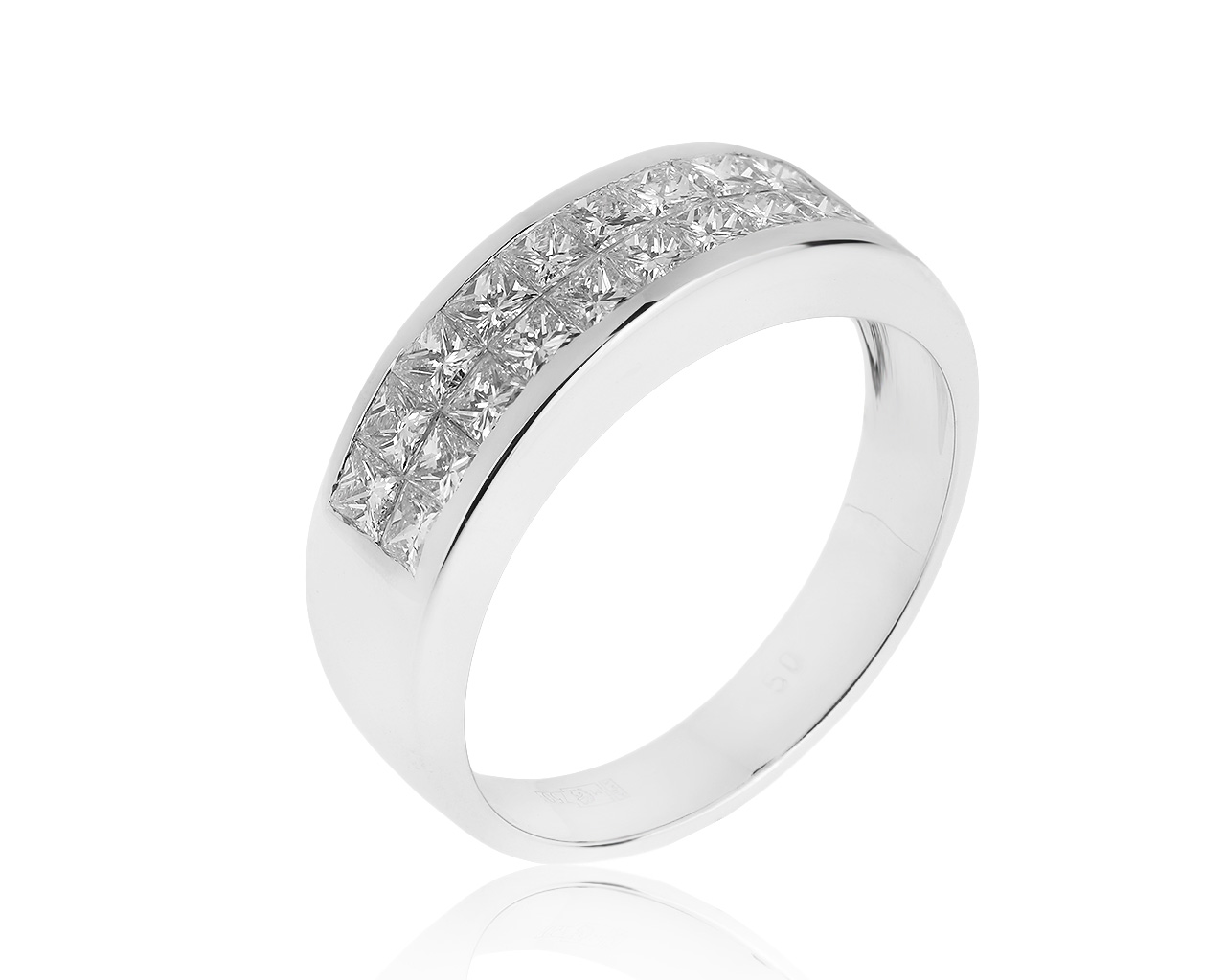 Стильное золотое кольцо с бриллиантами 1.08ct 260820/3