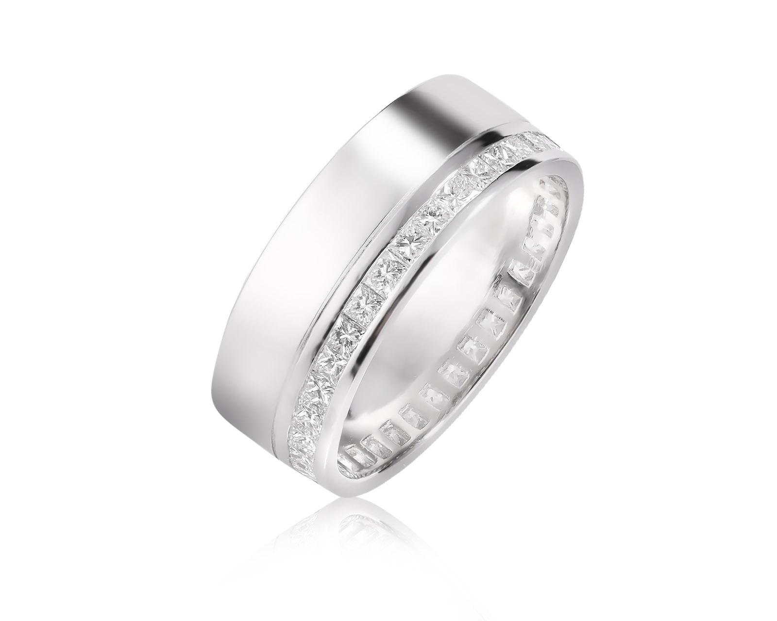 Платиновое кольцо с бриллиантами 0.72ct 290326/1