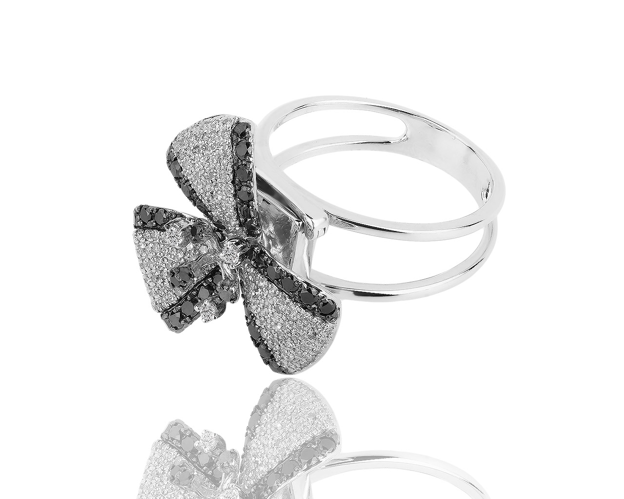 Интересное золотое кольцо с бриллиантами 0.90ct 310818/14