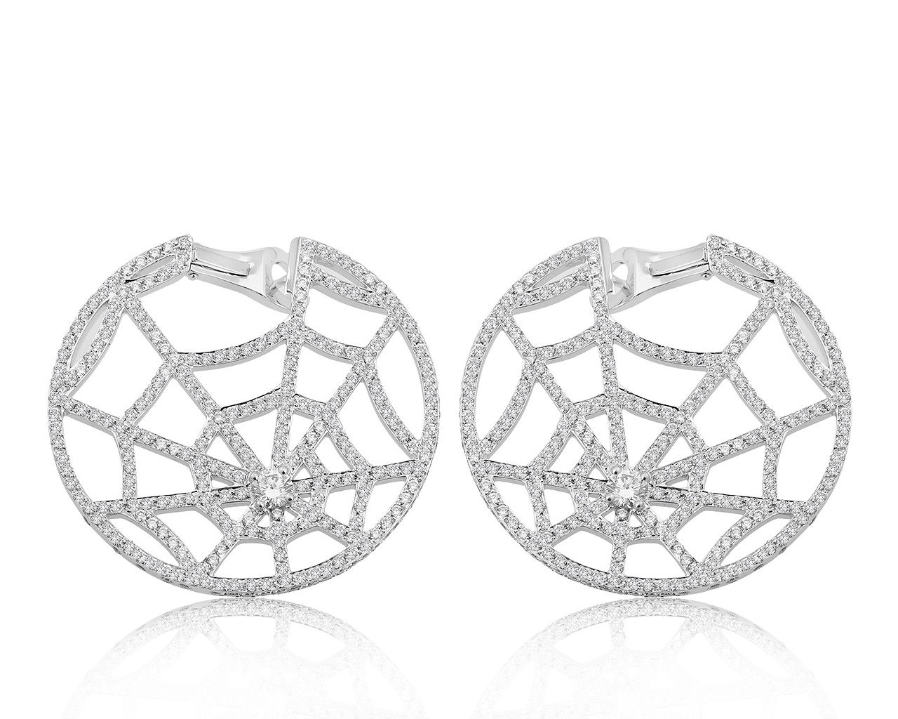 Оригинальные золотые серьги с бриллиантами 4.07ct Chaumet Attrape Moi 091120/6 Оригинальные золотые серьги с бриллиантами 4.07ct Chaumet Attrape Moi 091120/6