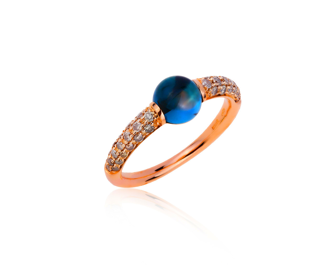 Оригинальное золотое кольцо с топазом 1.25ct Pomellato 160120/3 Оригинальное золотое кольцо с топазом 1.25ct Pomellato 160120/3