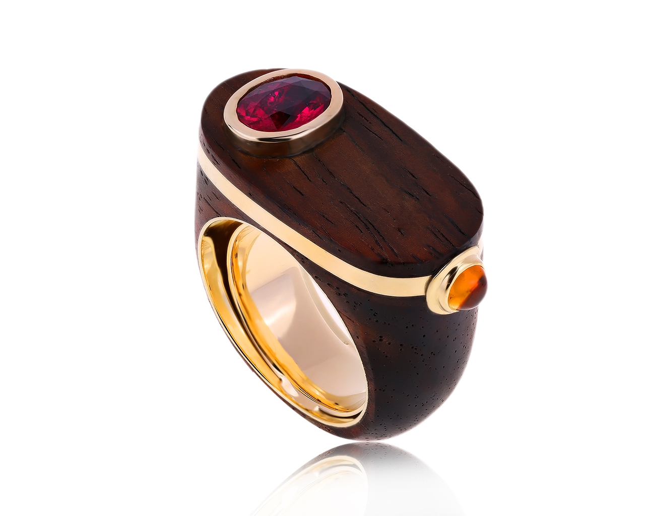 Оригинальное золотое кольцо с турмалинами 2.10ct German Kabirski 250320/3