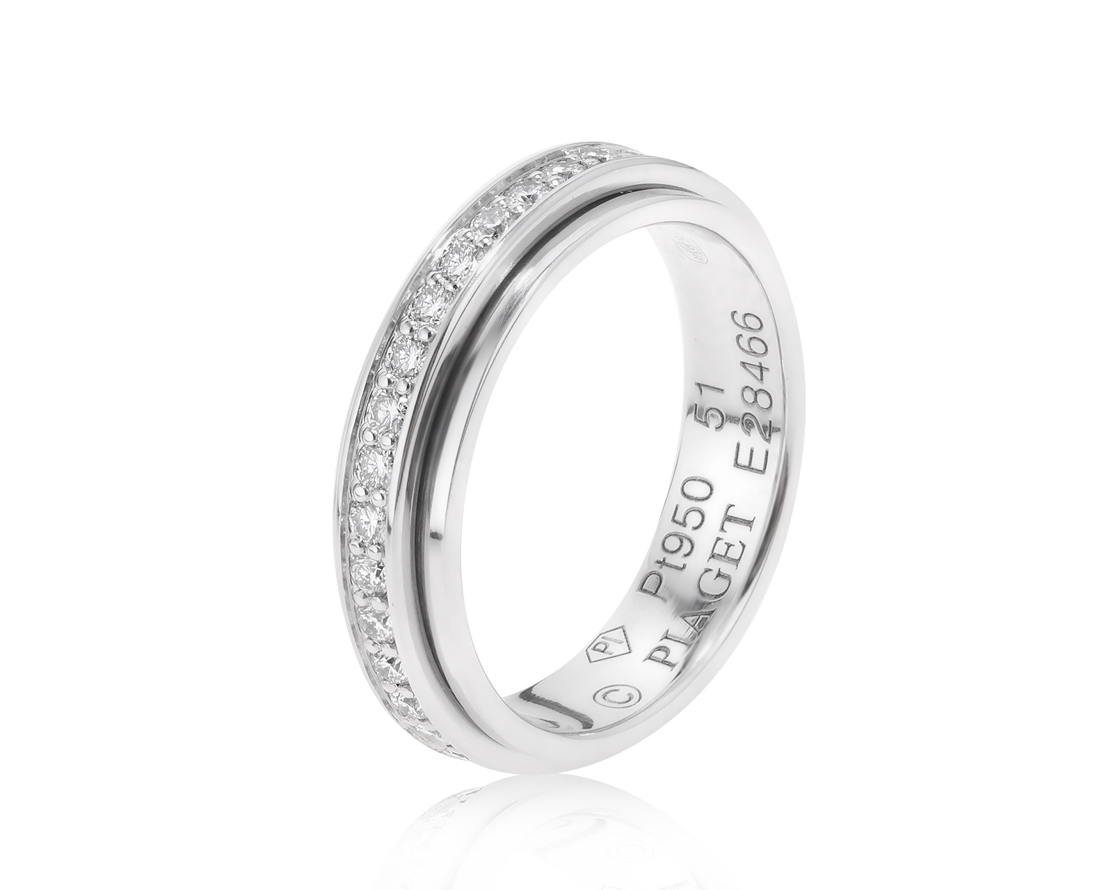 Оригинальное платиновое кольцо Piaget Possession 080322/2 Оригинальное платиновое кольцо Piaget Possession 080322/2