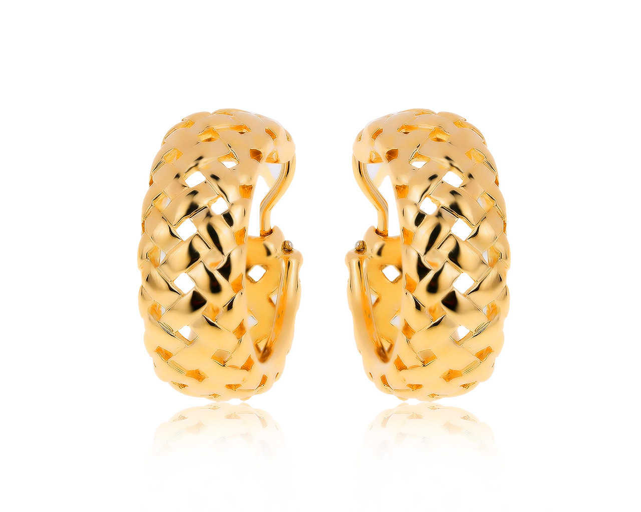 Оригинальные золотые серьги Tiffany&Co 160920/6