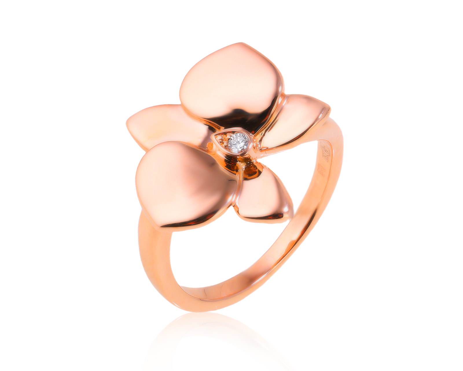 Оригинальное золотое кольцо Cartier Caresse d'Orchidées 161225/3