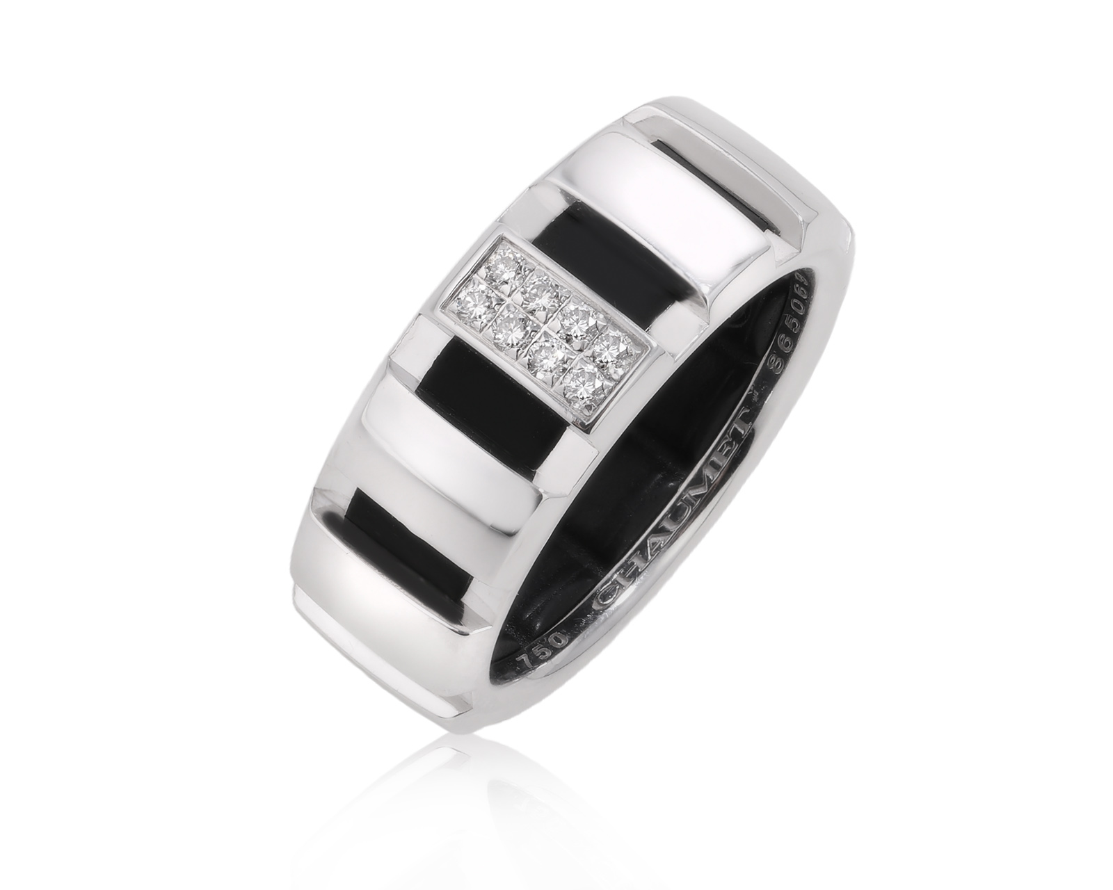 Оригинальное золотое кольцо с бриллиантами 0.08ct Chaumet Class One 151025/8