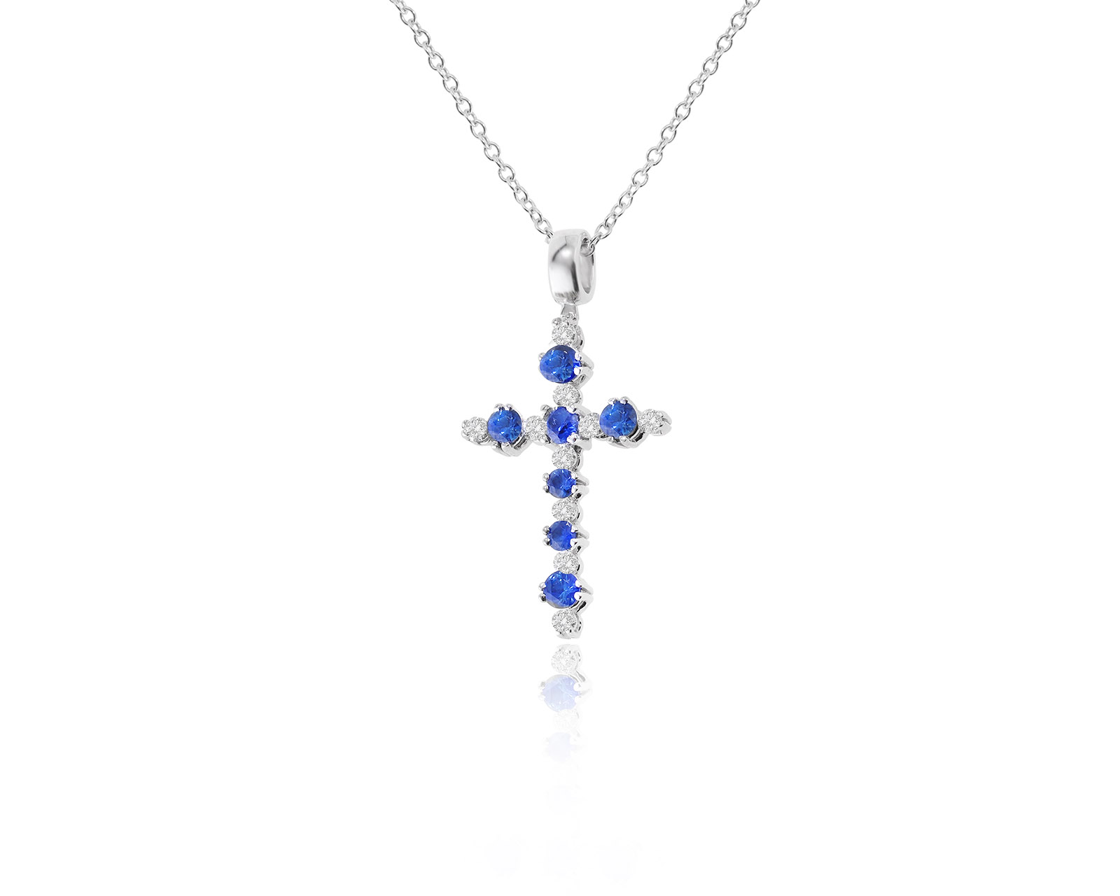 Оригинальный золотой кулон с сапфирами 0.69ct Gianni Lazzaro 061222/2 Оригинальный золотой кулон с сапфирами 0.69ct Gianni Lazzaro 061222/2
