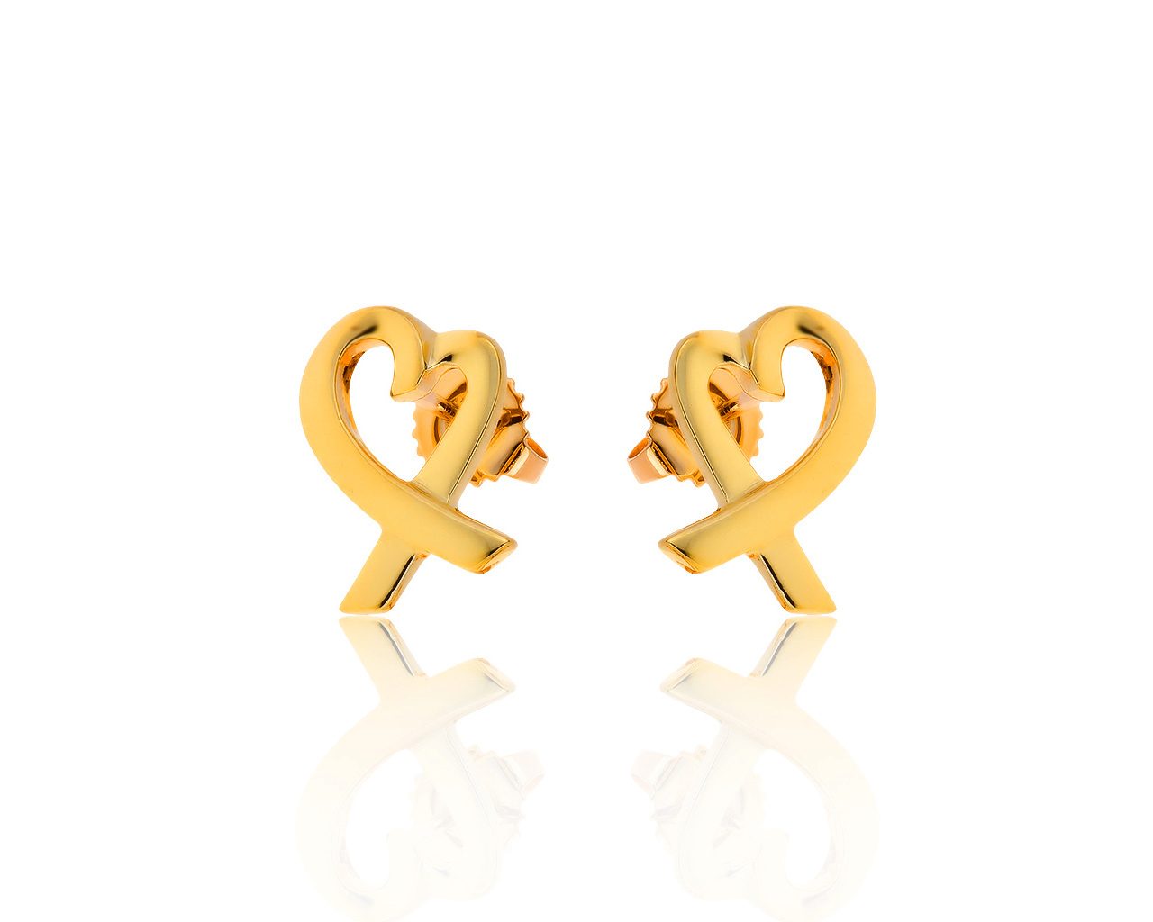 Оригинальные золотые серьги Tiffany&Co 100719/1