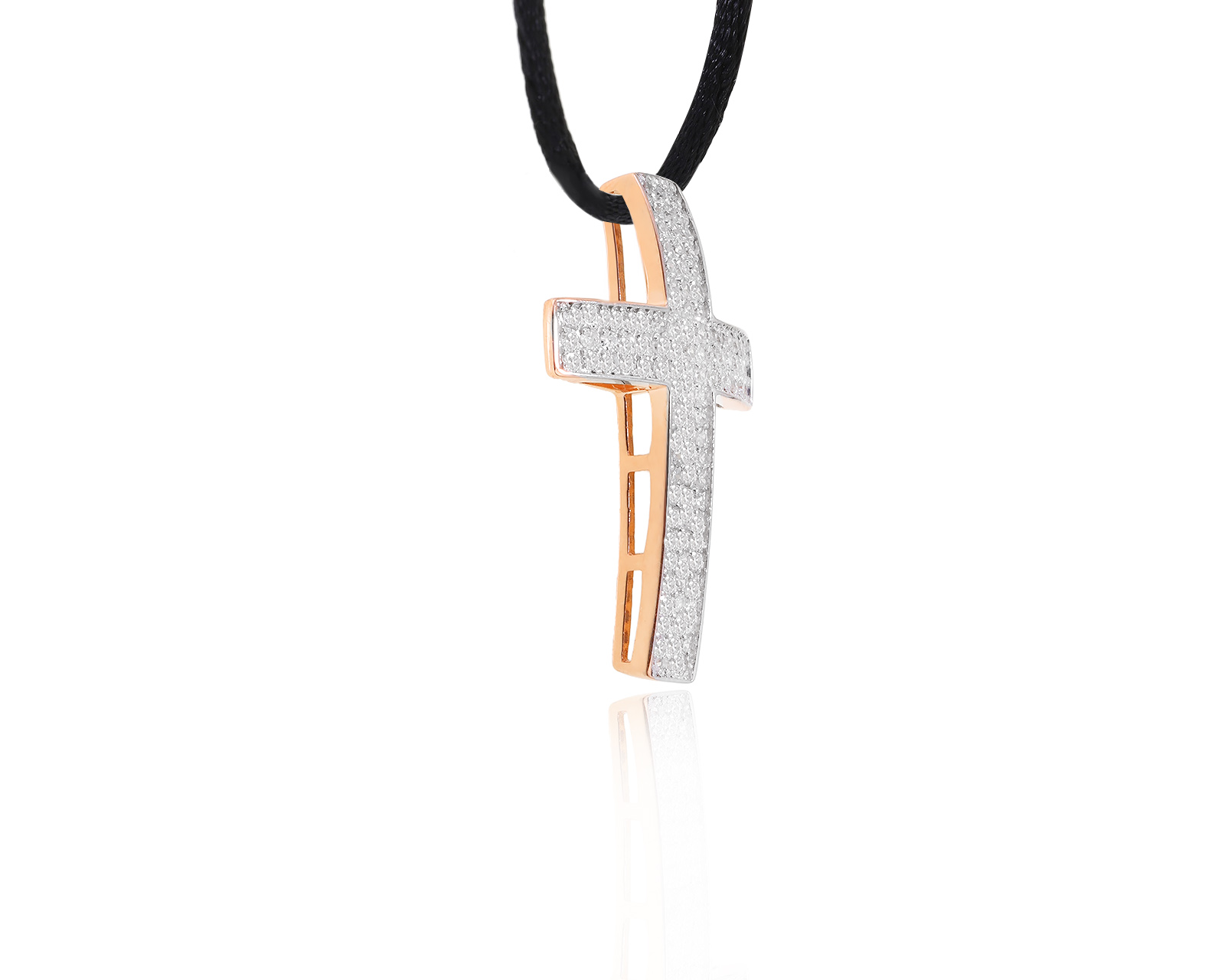 Золотой кулон с бриллиантами 0.44ct