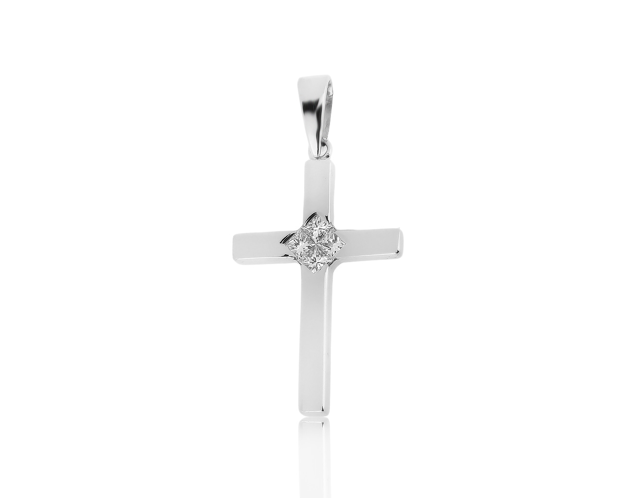 Достойный золотой кулон с бриллиантами 0.40ct 021019/3 Достойный золотой кулон с бриллиантами 0.40ct 021019/3