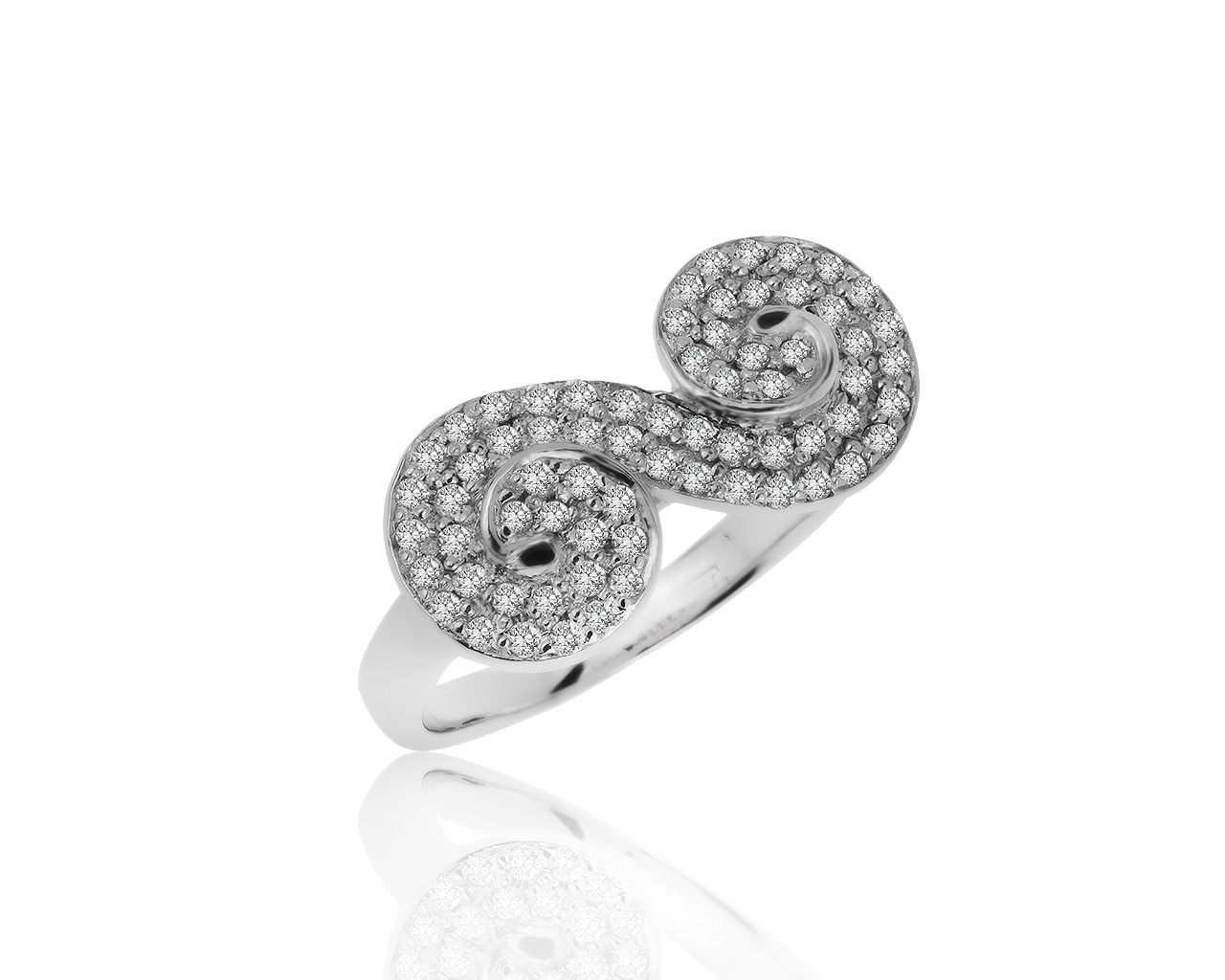 Прекрасное золотое кольцо с бриллиантами 0.40ct 091019/12