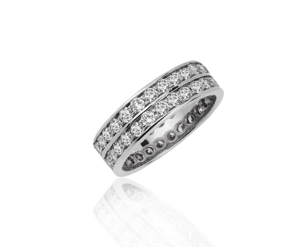 Достойное золотое кольцо с бриллиантами 1.90ct 260120/3