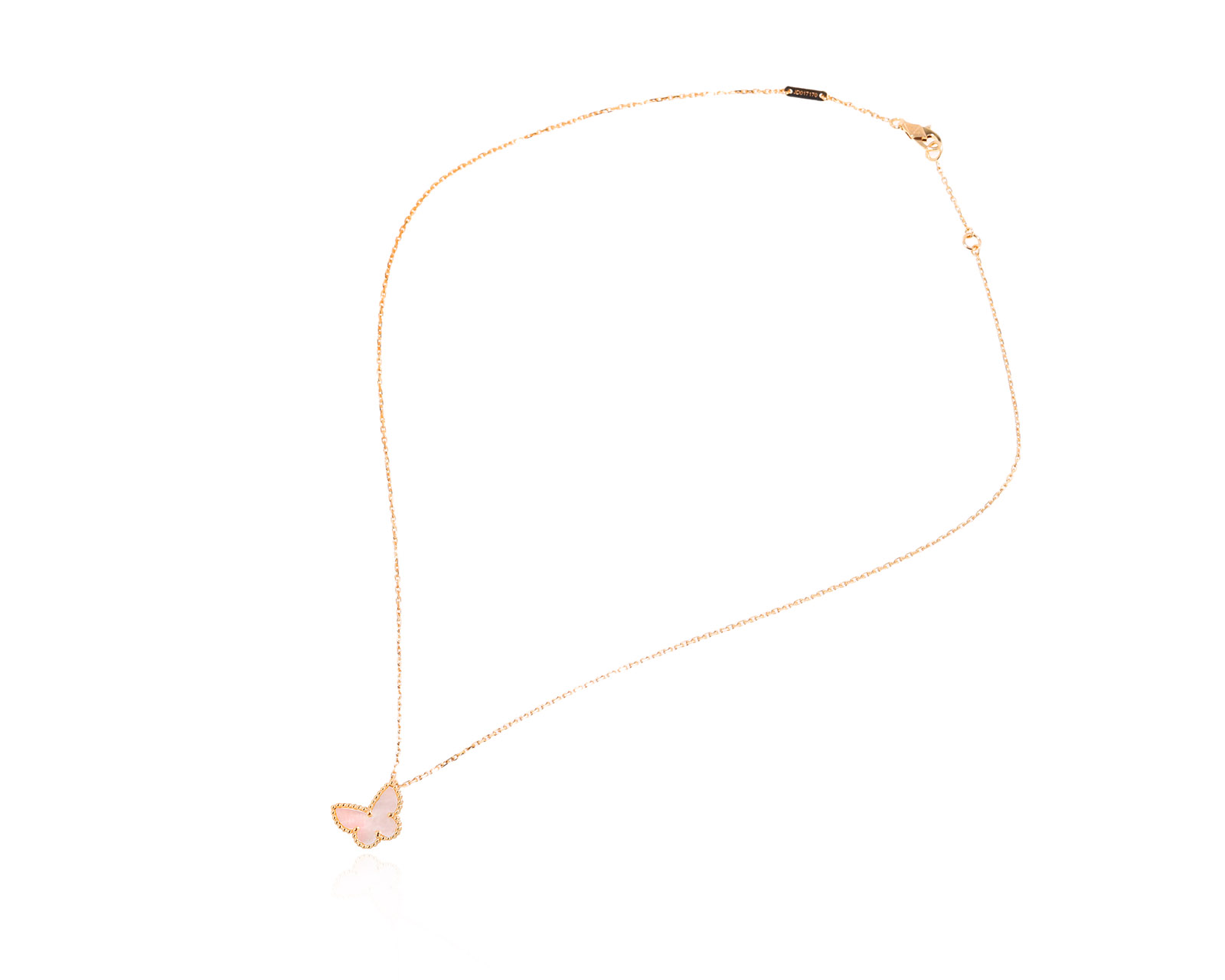 Оригинальное золотое колье Van Cleef & Arpels Sweet Butterflies