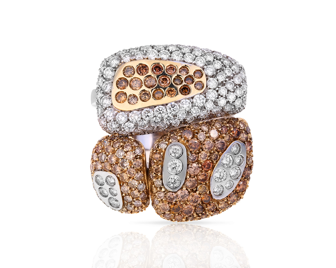 Золотое кольцо с бриллиантами 4.07ct Luca Carati 003300/00