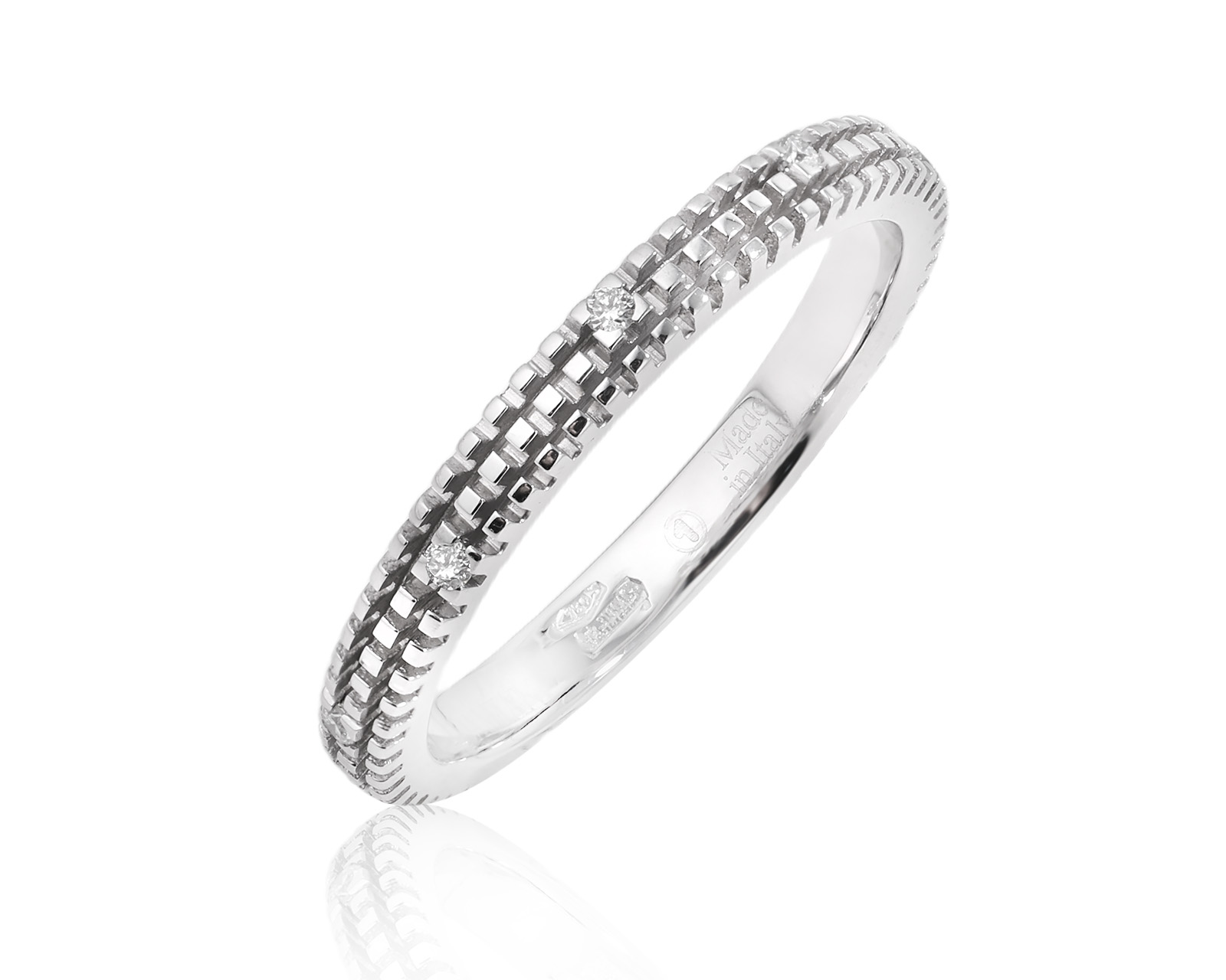 Оригинальное золотое кольцо Damiani Metropalitan 260825/10 Оригинальное золотое кольцо Damiani Metropalitan 260825/10