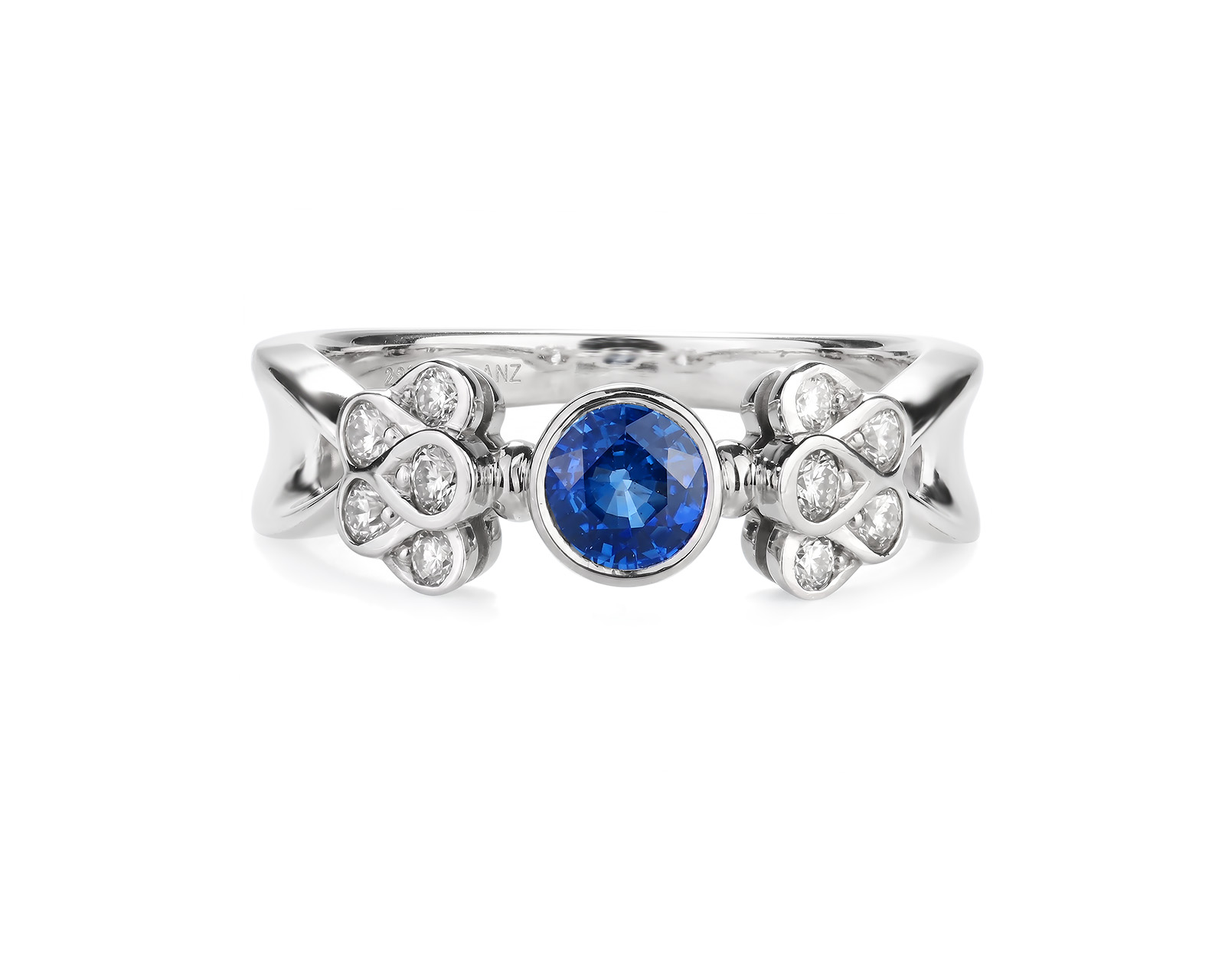 Оригинальное золотое кольцо с сапфиром 0.59ct Constantin Artmayer
