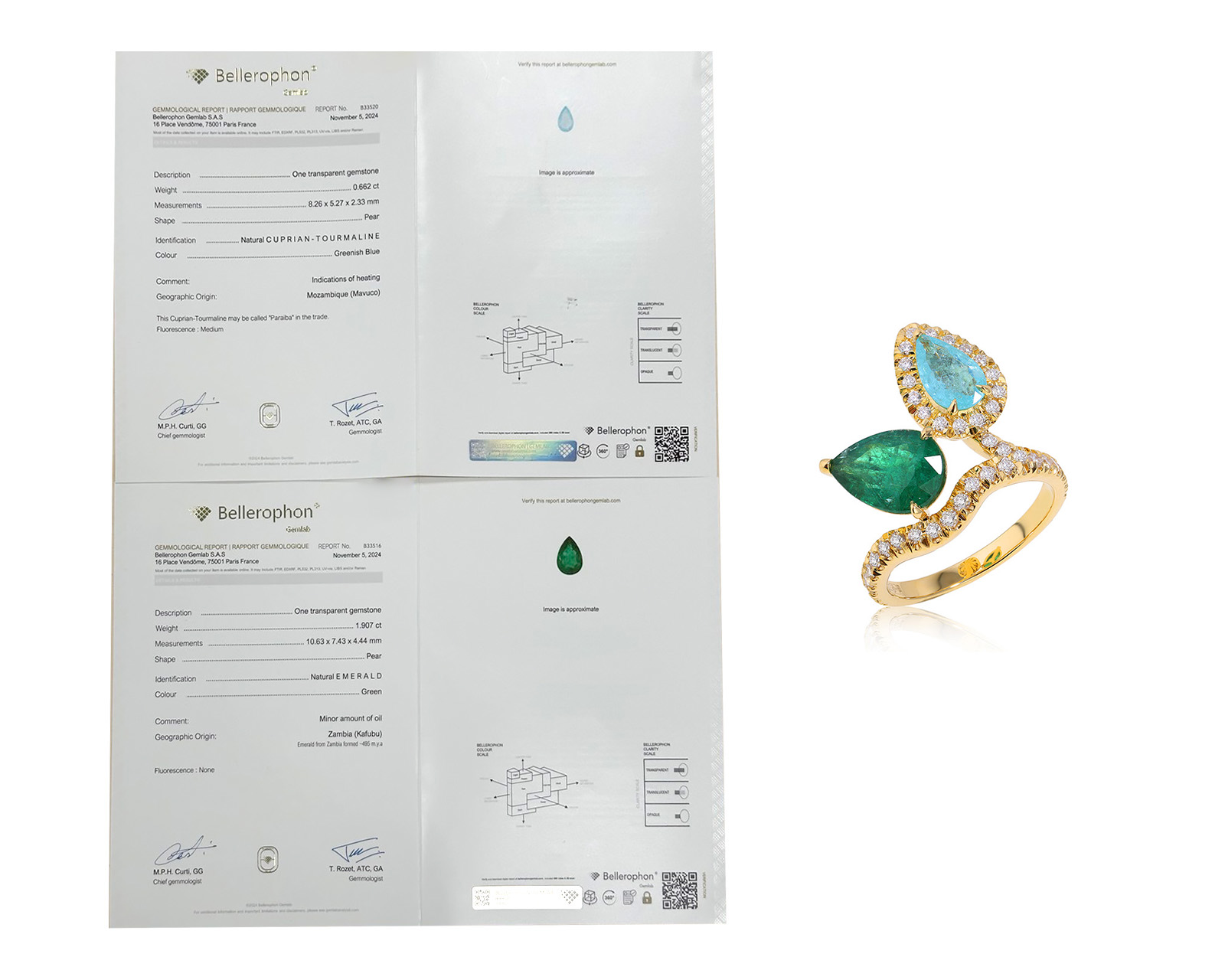 Золотое кольцо с изумрудом Замбия 1.90ct Evgeny Matveev