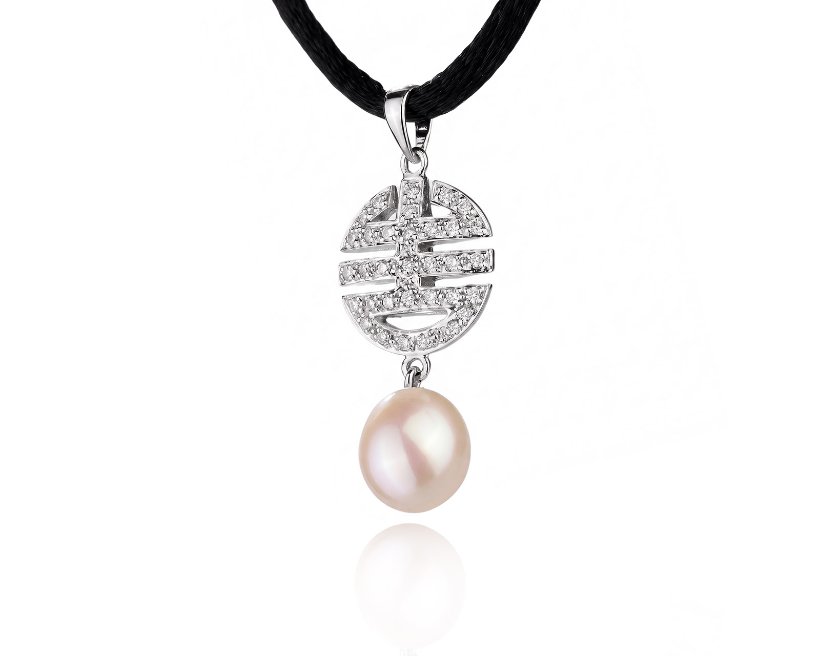 Оригинальный золотой кулон с бриллиантами 0.13ct MiMi