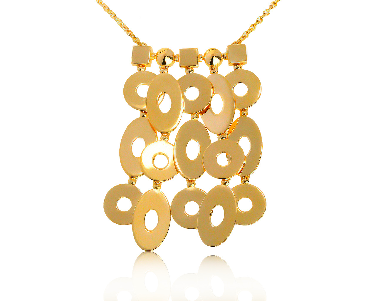 Оригинальное золотое колье Bvlgari Lucia