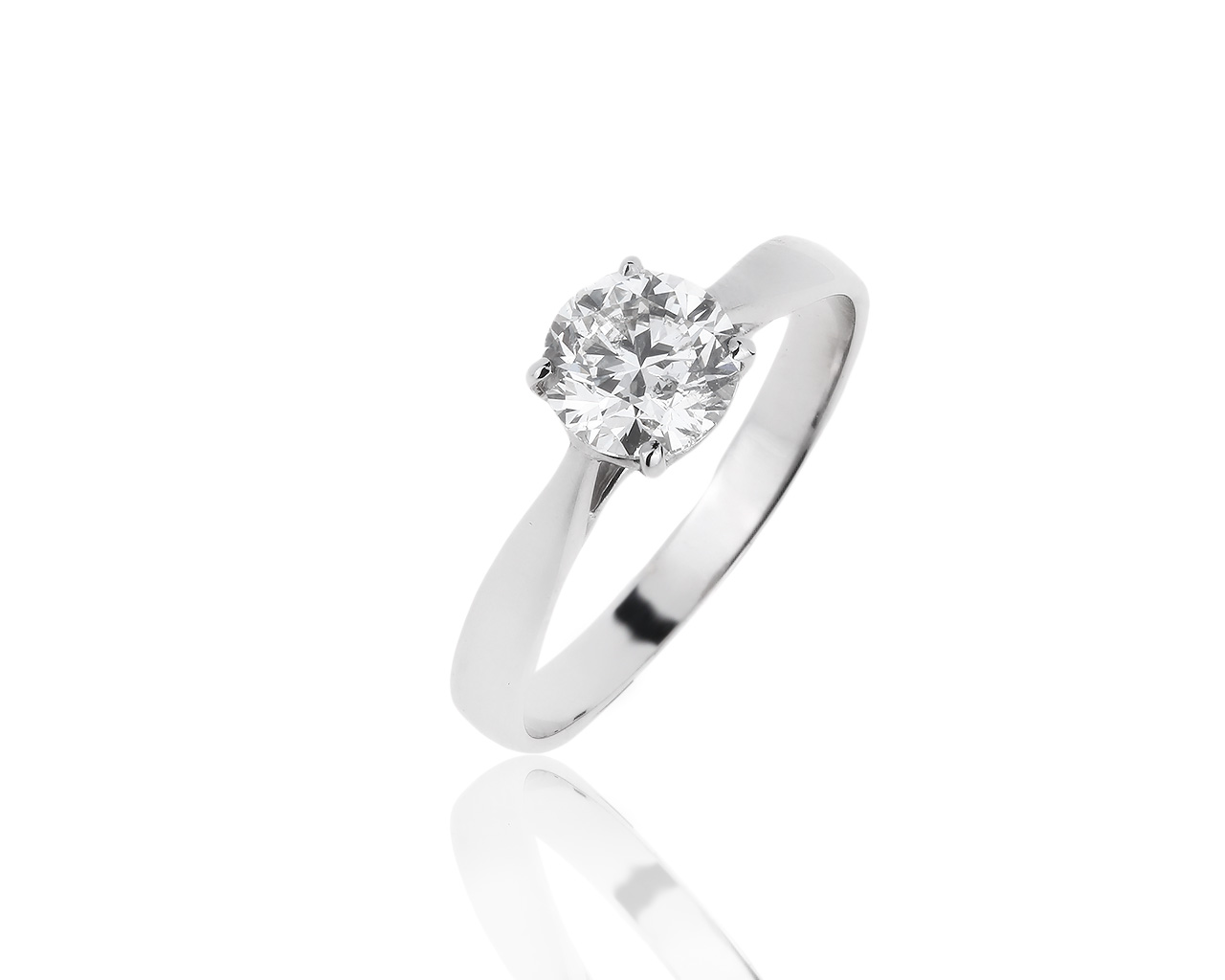 Изумительное золотое кольцо с бриллиантом 1.00ct 310819/8