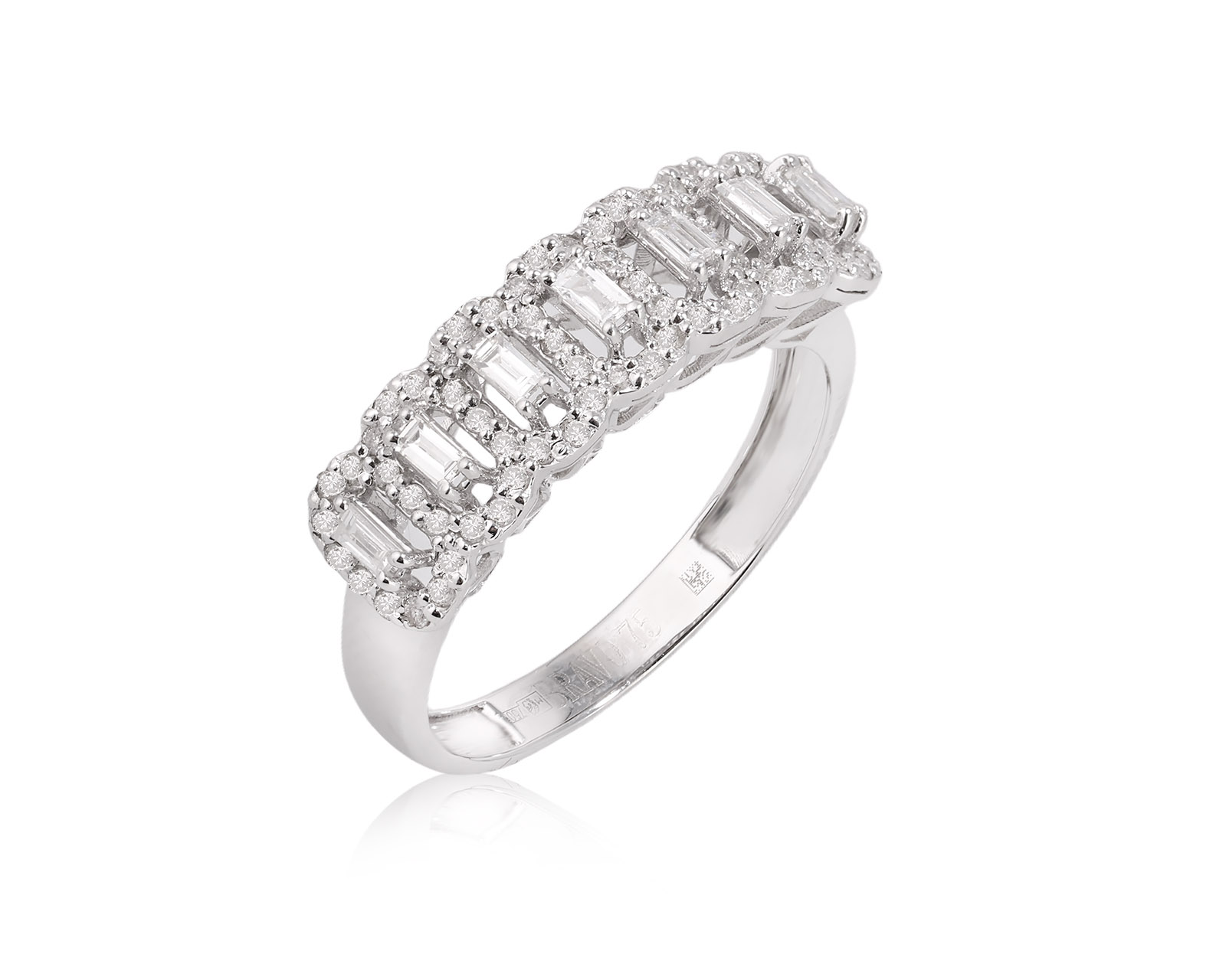 Золотое кольцо с бриллиантами 0.68ct 990282/1