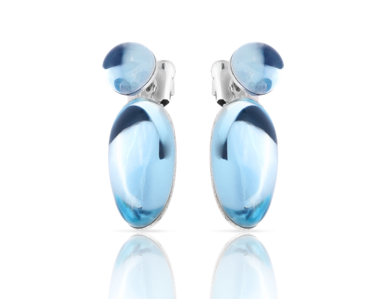 Прекрасные золотые серьги с топазами H.Stern Golden Stones 260318/18