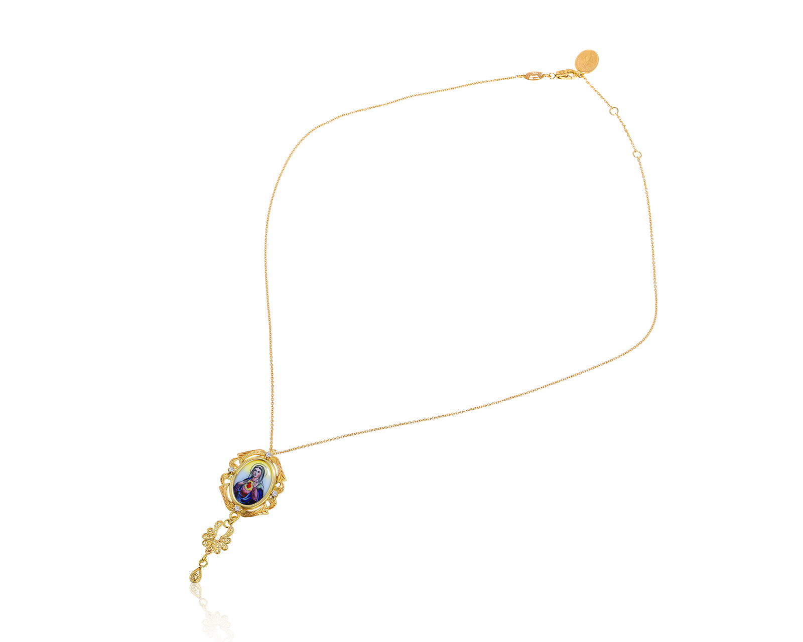 Оригинальное золотое колье Dolce Gabbana