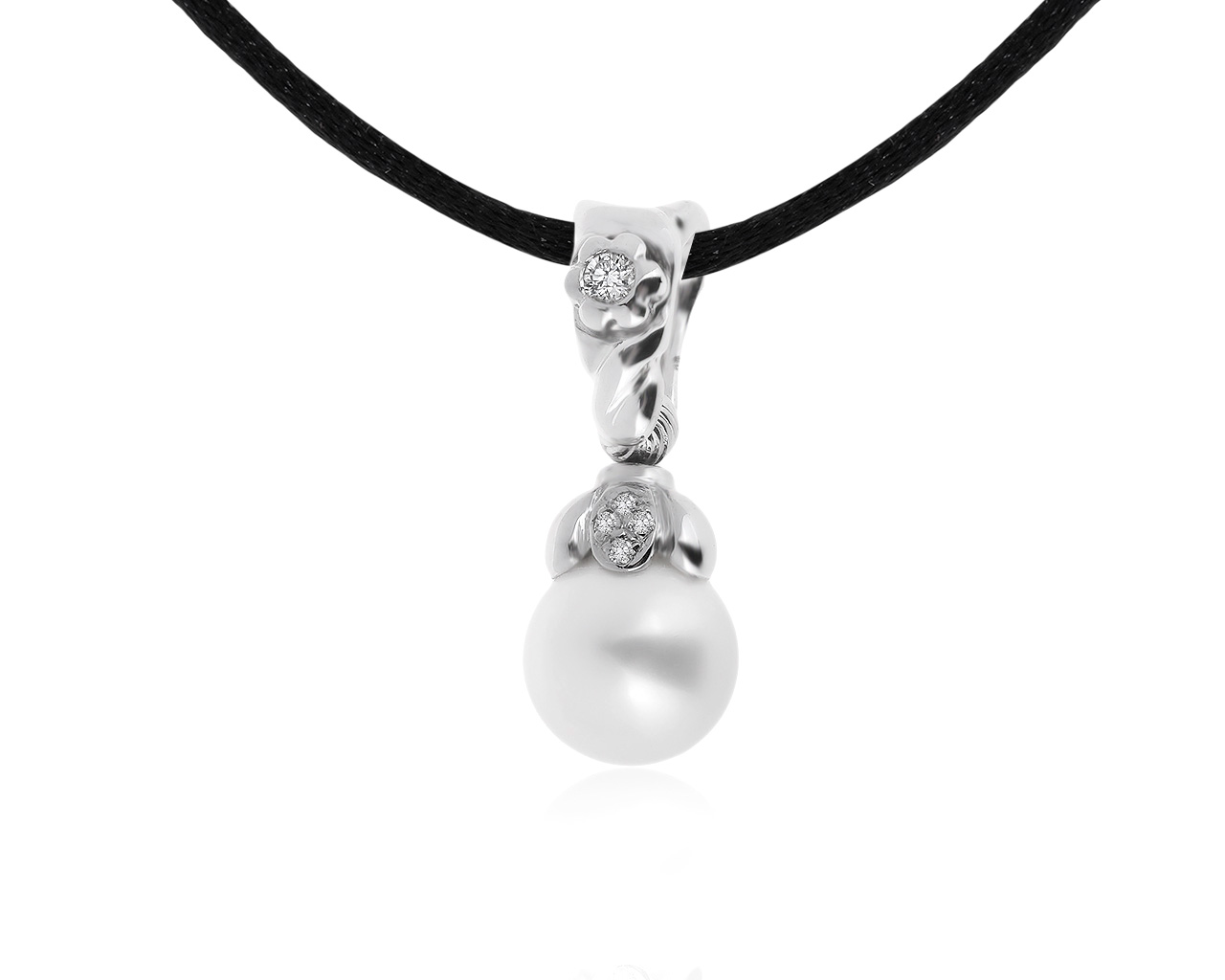 Оригинальный золотой кулон с жемчугом 10.30 мм Zancan 130220/2