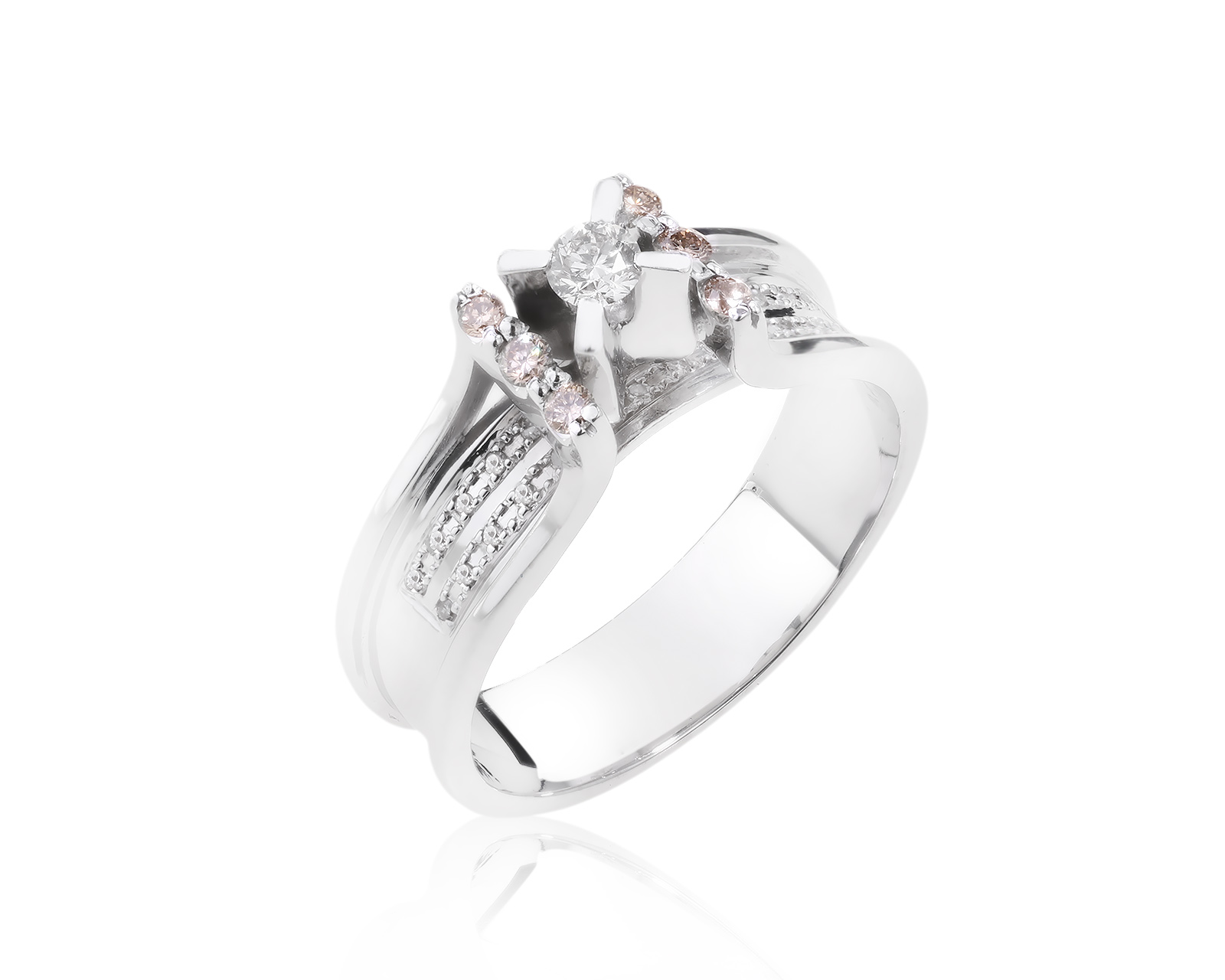 Прекрасное золотое кольцо с бриллиантами 0.29ct 140322/7 Прекрасное золотое кольцо с бриллиантами 0.29ct 140322/7