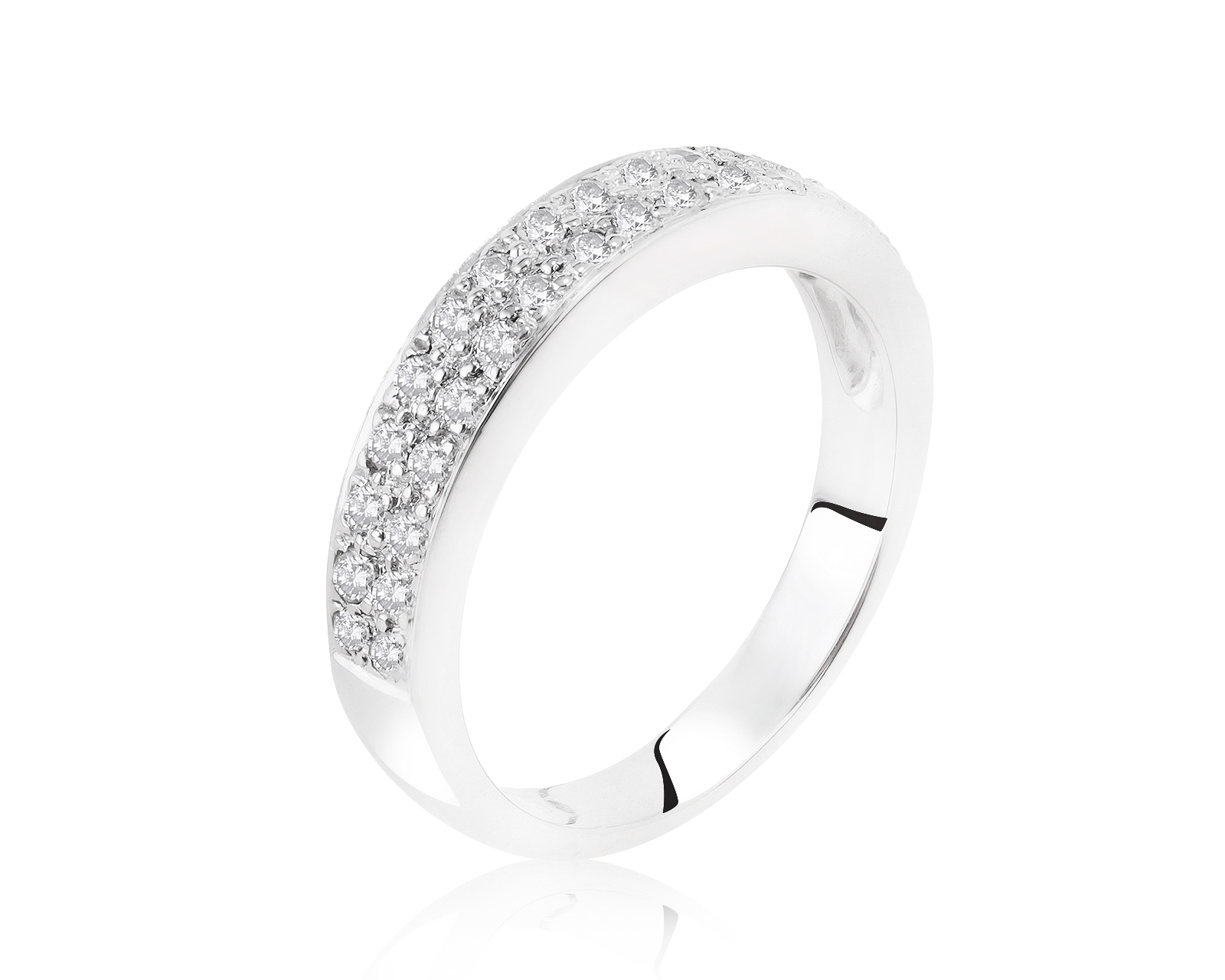 Престижное золотое кольцо с бриллиантами 0.31ct 131021/10