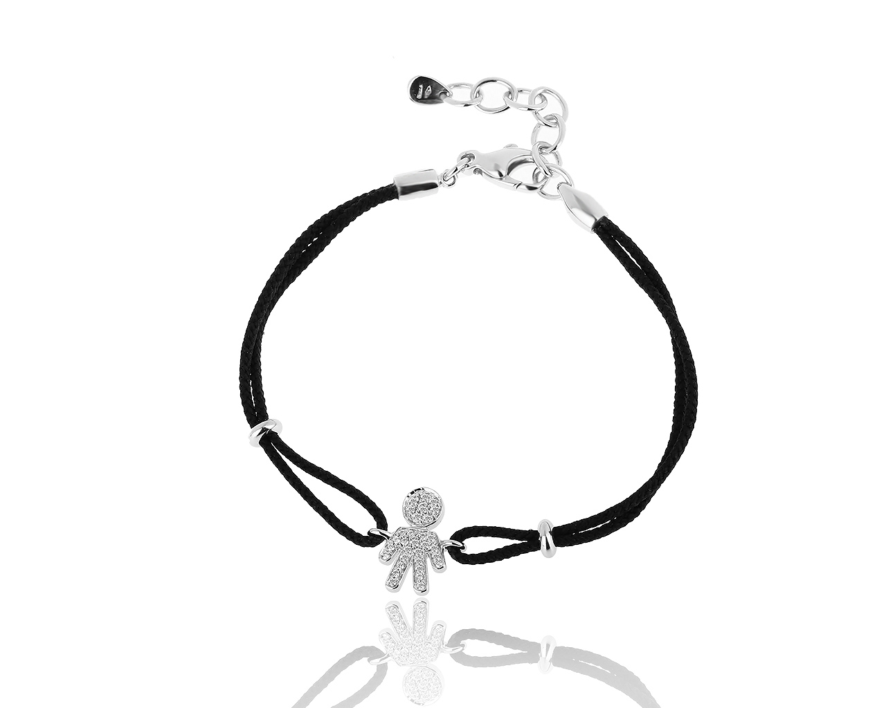 Оригинальный золотой браслет с бриллиантами 0.24ct Crivelli 140919/2