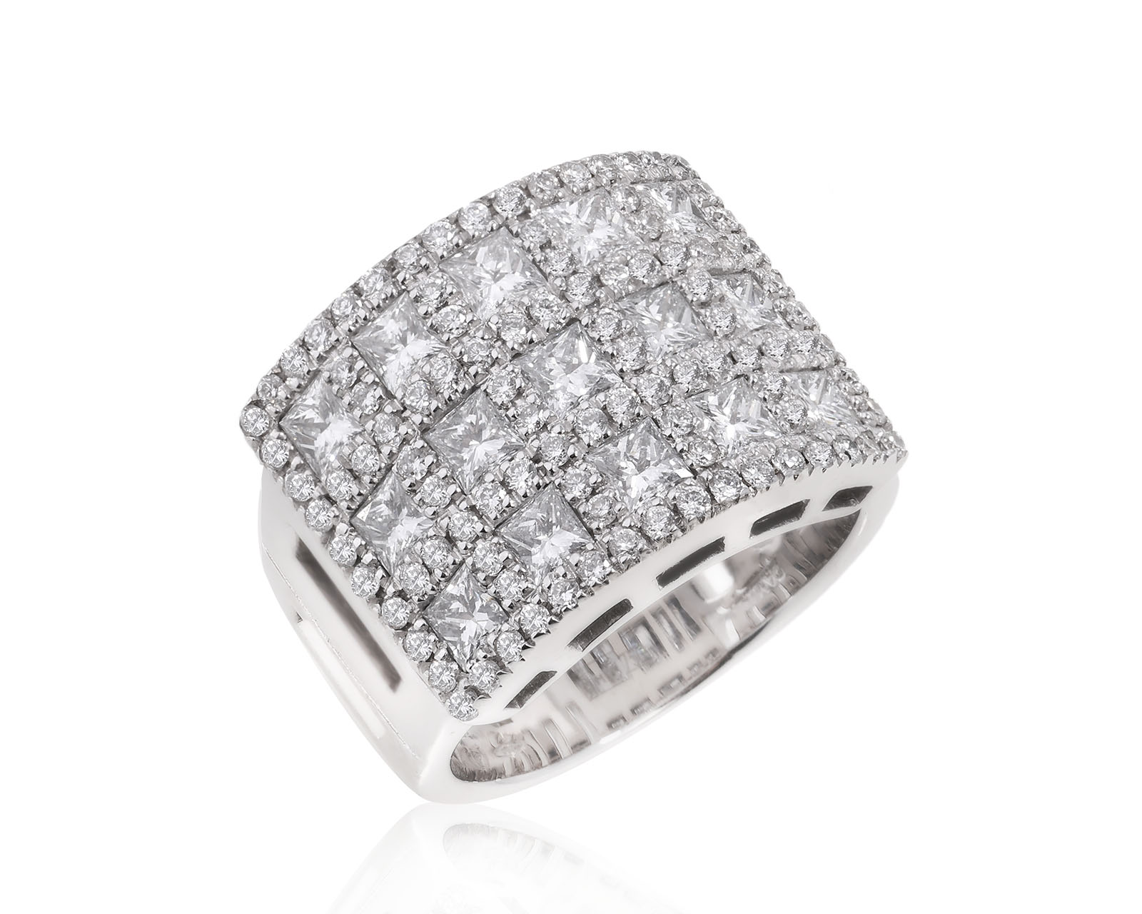 Оригинальное золотое кольцо с бриллиантами 2.98ct Damiani Belle Epoque 230621/1