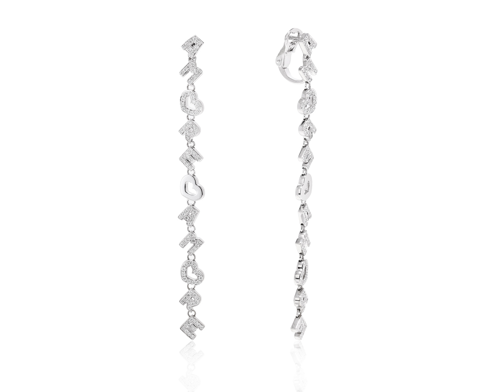 Оригинальные золотые серьги Pasquale Bruni Amore 010523/2