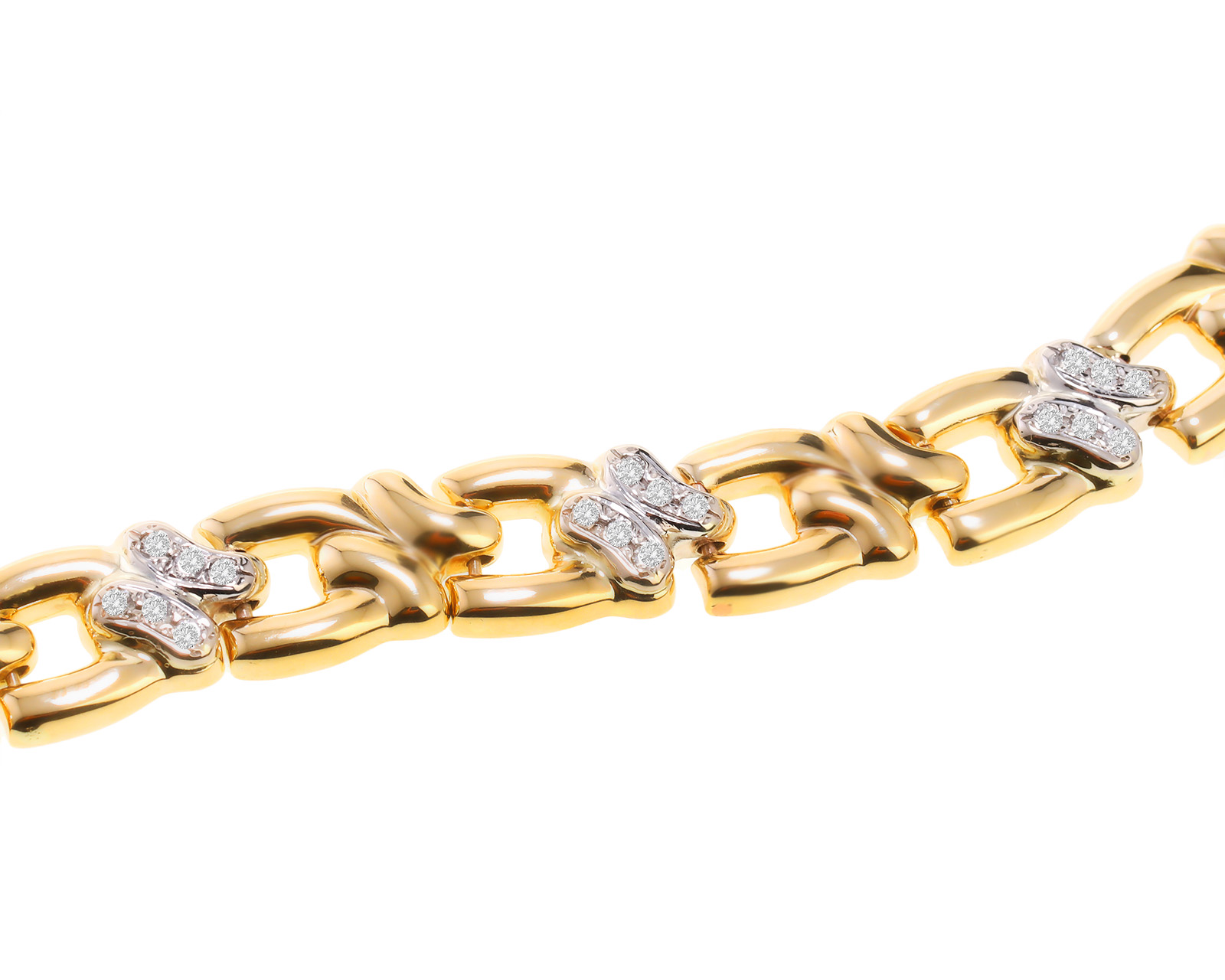 Золотой браслет с бриллиантами 0.51ct 090823/5