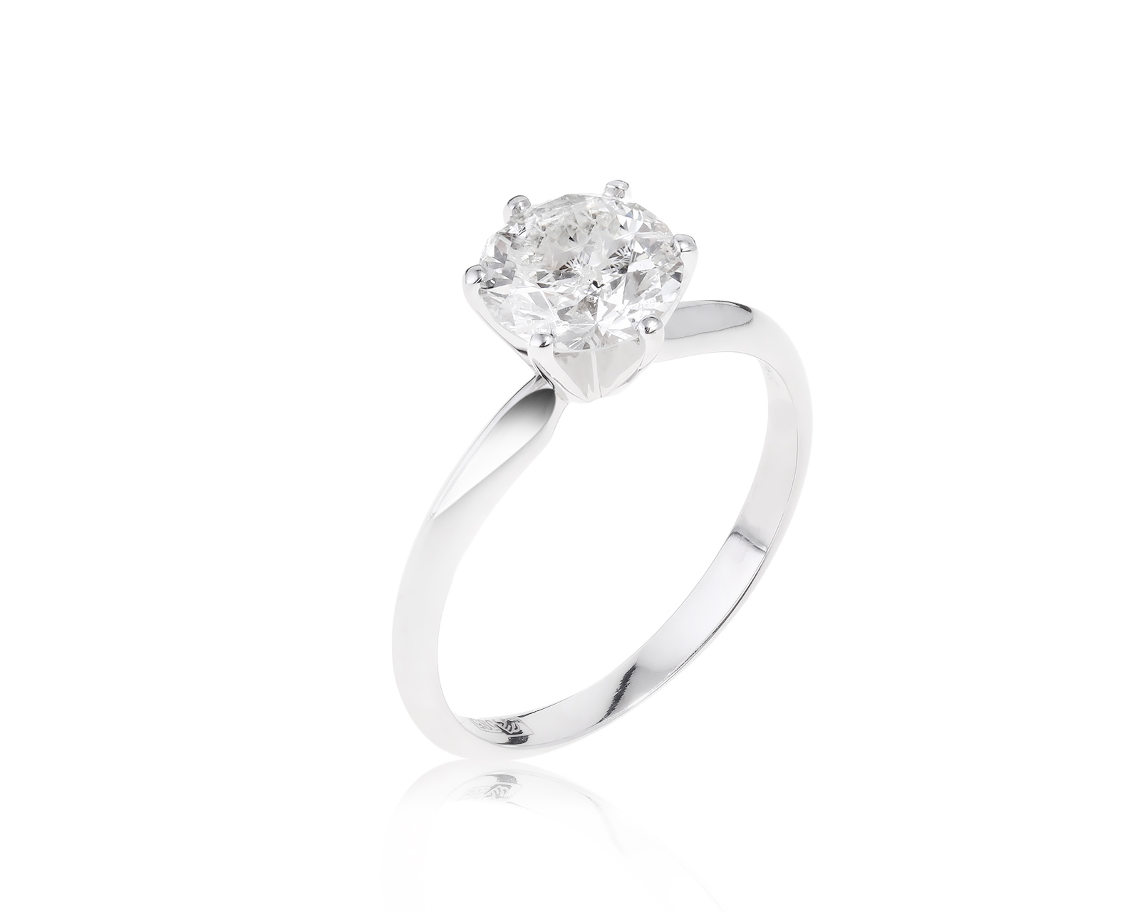 Великолепное золотое кольцо с бриллиантом 1.35ct 170522/10