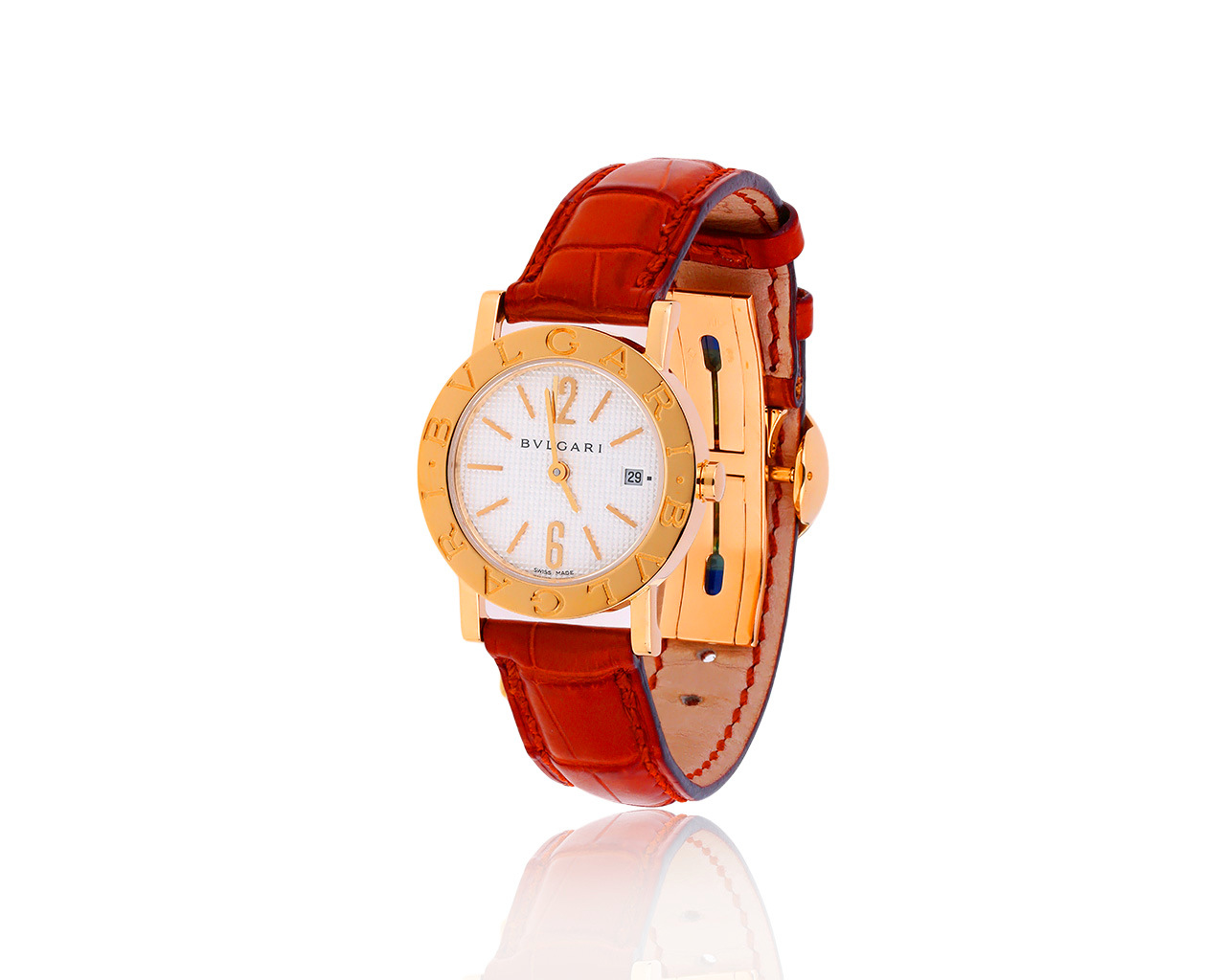 Оригинальные золотые часы Bvlgari 171219/2