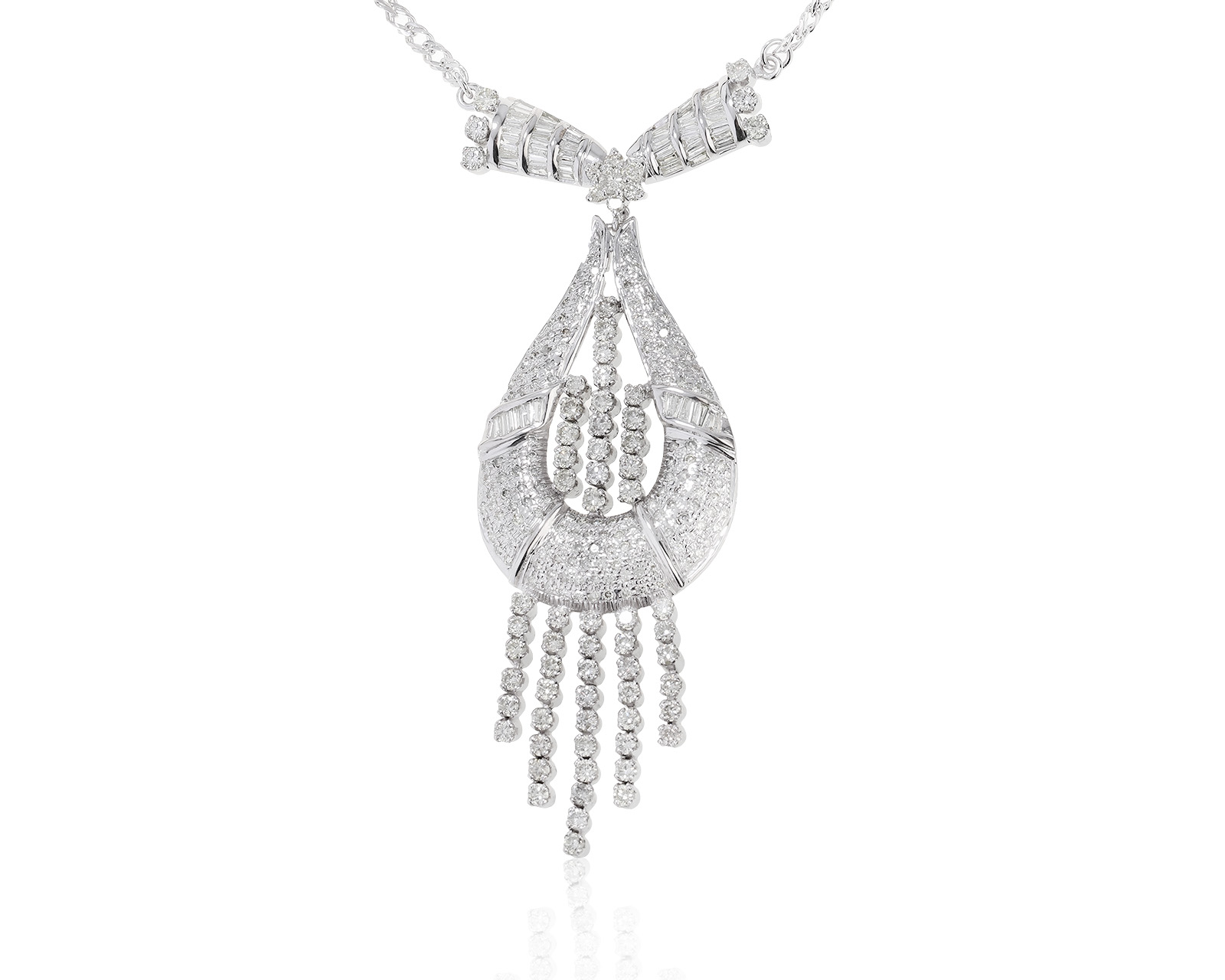 Изумительное золотое колье с бриллиантами 6.06ct 080522/9
