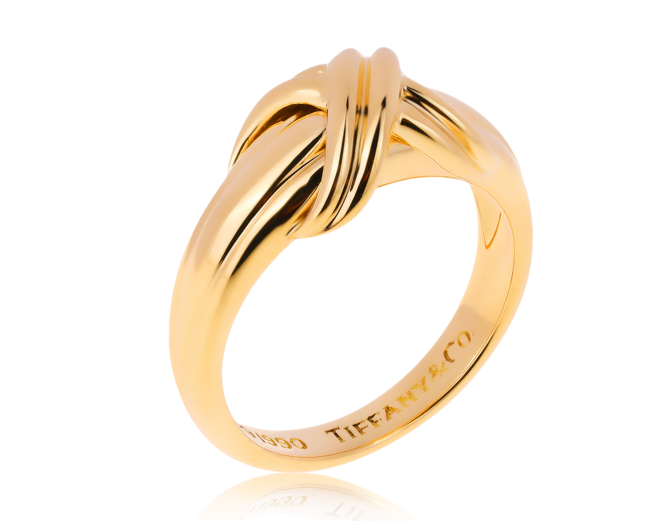 Оригинальное золотое кольцо Tiffany&Co 221020/4