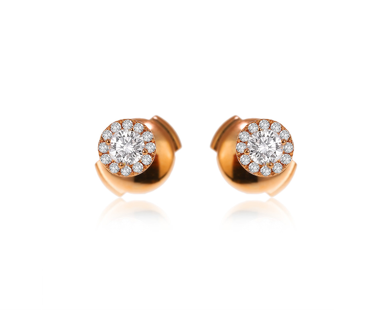 Оригинальные золотые серьги с бриллиантами 0.32ct Tiffany&Co 251120/10