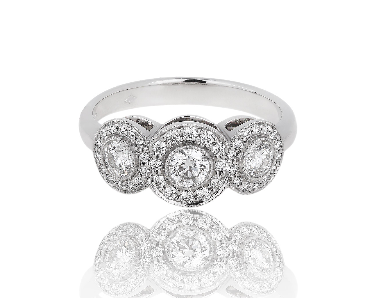 Оригинальное золотое кольцо с бриллиантами 0.55ct Tiffany & Co Circlet
