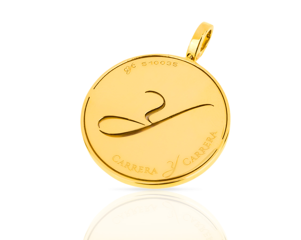 Очаровательная золотая подвеска Carrera y Carrera