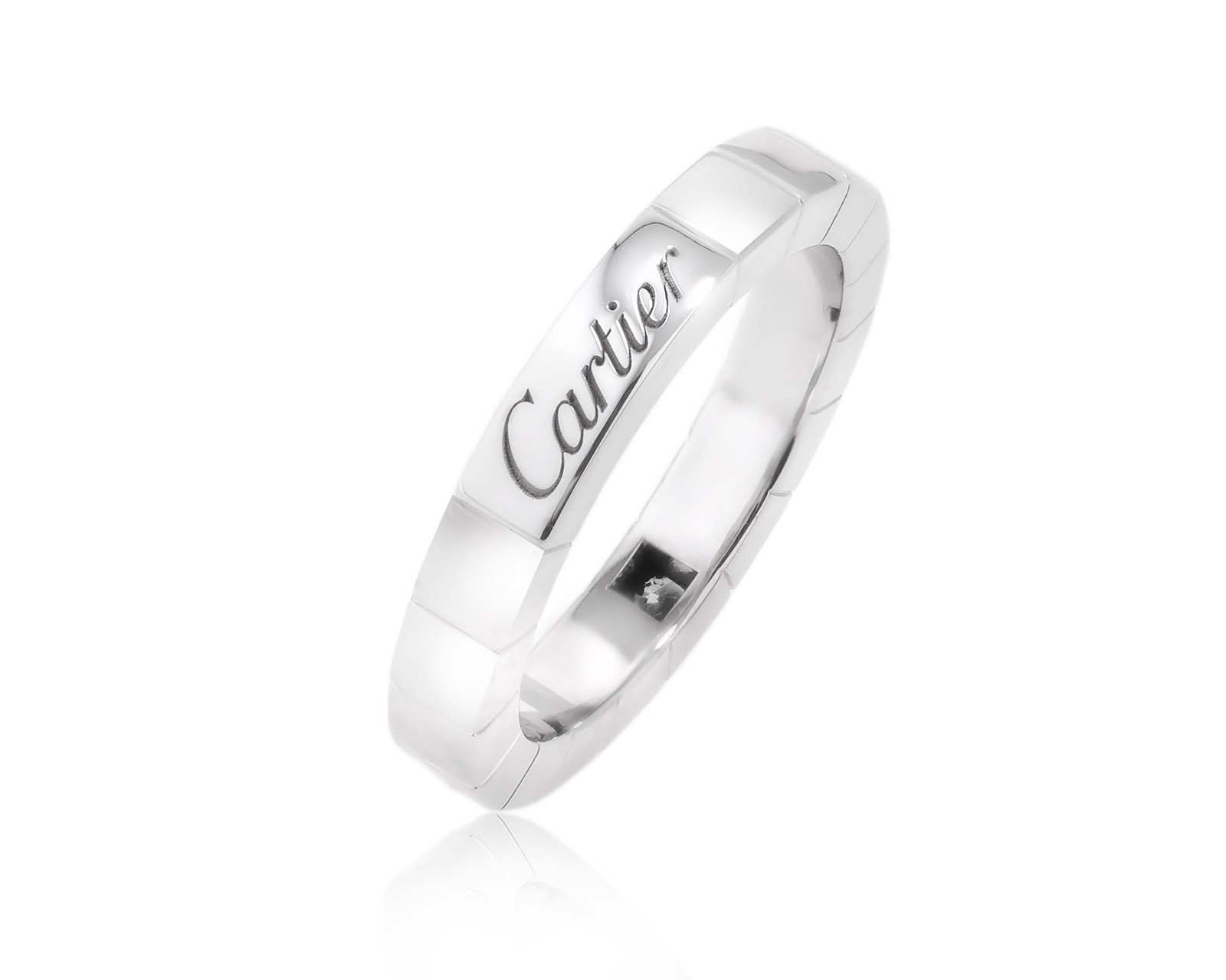 Оригинальное золотое кольцо Cartier Lanieres 101123/9