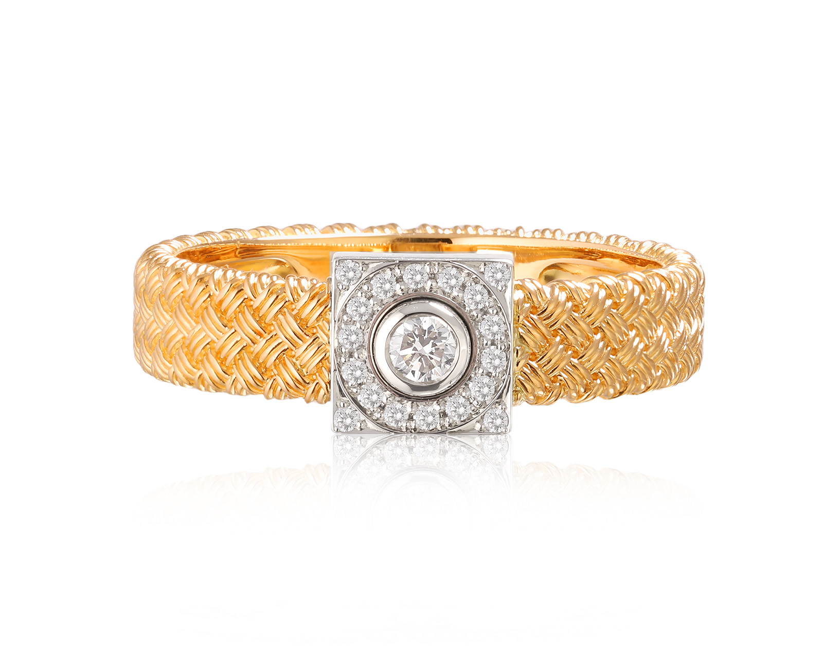 Золотое кольцо с бриллиантами 0.19ct 190225/7 Золотое кольцо с бриллиантами 0.19ct 190225/7