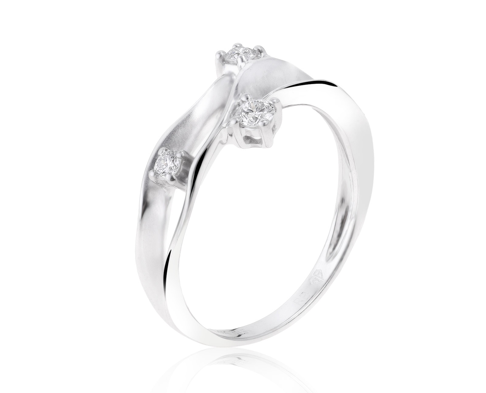 Оригинальное золотое кольцо с бриллиантами 0.16ct Roberto Bravo 041021/1 Оригинальное золотое кольцо с бриллиантами 0.16ct Roberto Bravo 041021/1