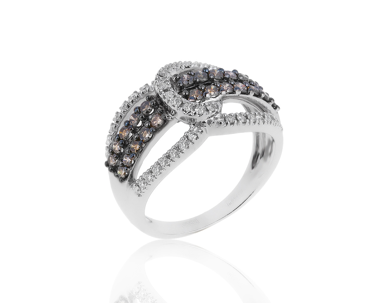 Восхитительное золотое кольцо с бриллиантами 0.85ct 181119/16