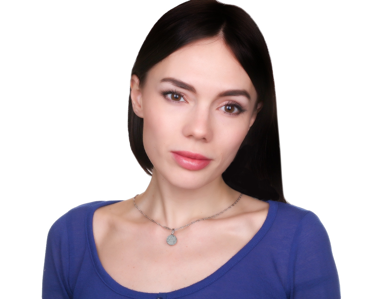 Потрясающий золотой кулон с бриллиантами 2.20ct