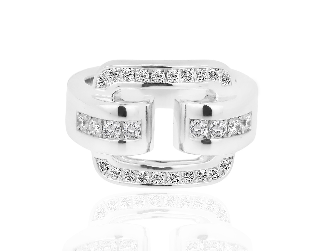 Оригинальное золотое кольцо с бриллиантами 0.49ct Chopard 160119/13