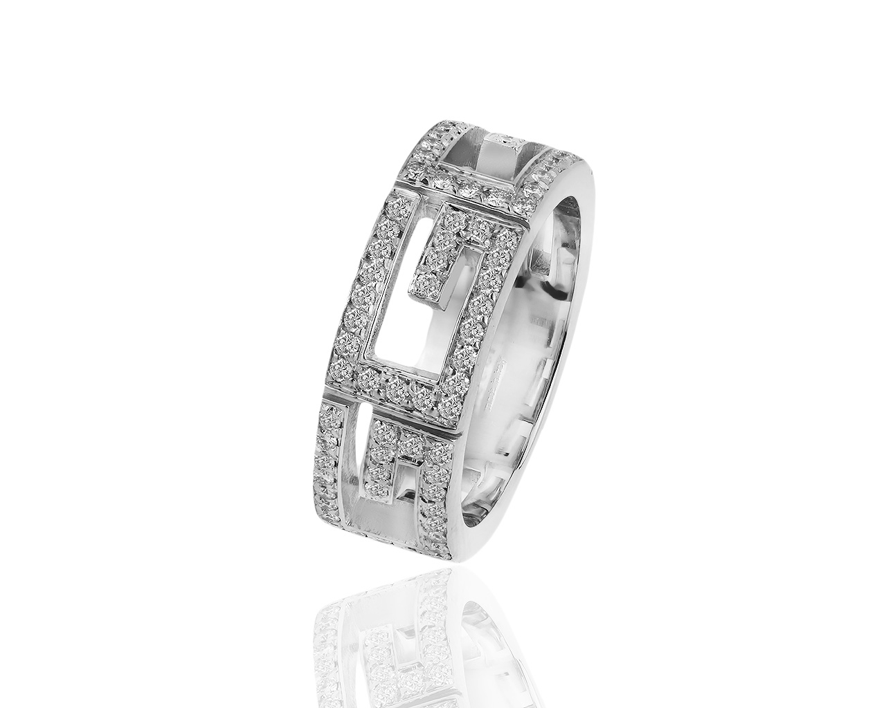 Идеальное золотое кольцо с бриллиантами 0.36ct Gucci G 220519/1