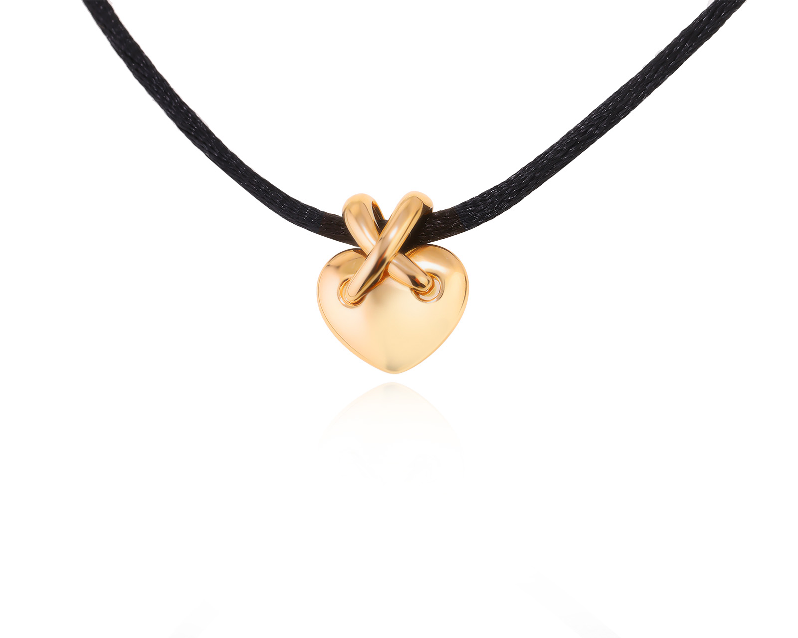 Оригинальный золотой кулон Chaumet Liens 190624/12