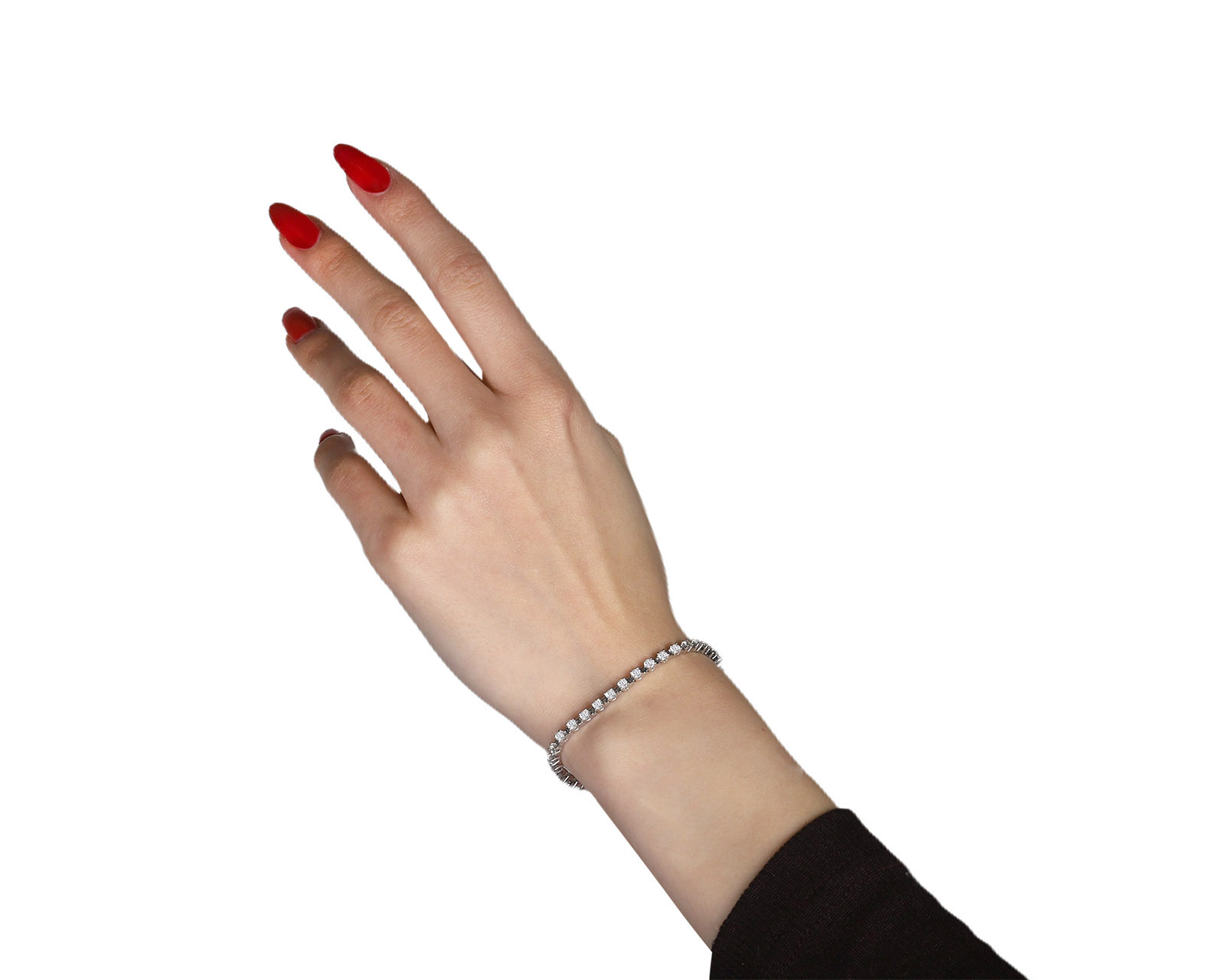 Золотой браслет с бриллиантами 2.19ct